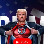 트럼프 NFT 카드 광고 캡쳐 (출처 :콜렉트트럼프카즈닷컴)