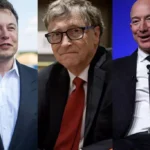 일론머스크, 빌게이츠, 제프베조스/Getty Images