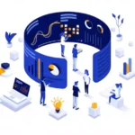 온체인데이터 추상 이미지