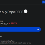 코인베이스 페페코인 전용 페이지