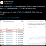 룸네트워크 고래지갑 물량