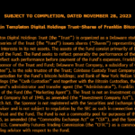 프랭클린 현물 비트코인 상장지수펀드(ETF) S-1