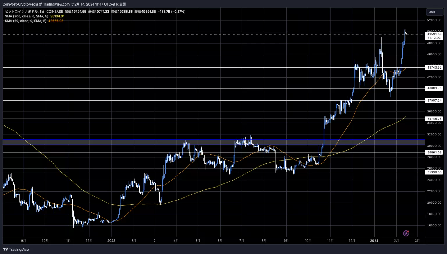 BTC/USD 일봉