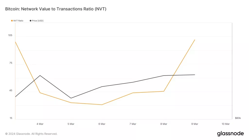 네트워크 가치 대 거래 비율(NVT)