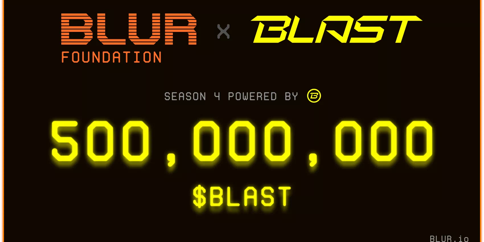 블러 시즌4, 블라스트(BLAST) 토큰 5억개 보상 프로그램 발표