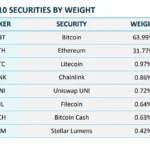 Nasdaq Crypto US Index(NCIUS) 포트폴리오 / Nasdaq