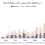 그레이스케일, 스테이블코인 공급량 증가에 이더·트론·비앤비·솔라나 등 수혜 전망