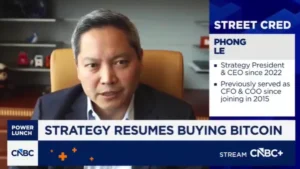 스트래티지의 퐁 레 CEO - CNBC